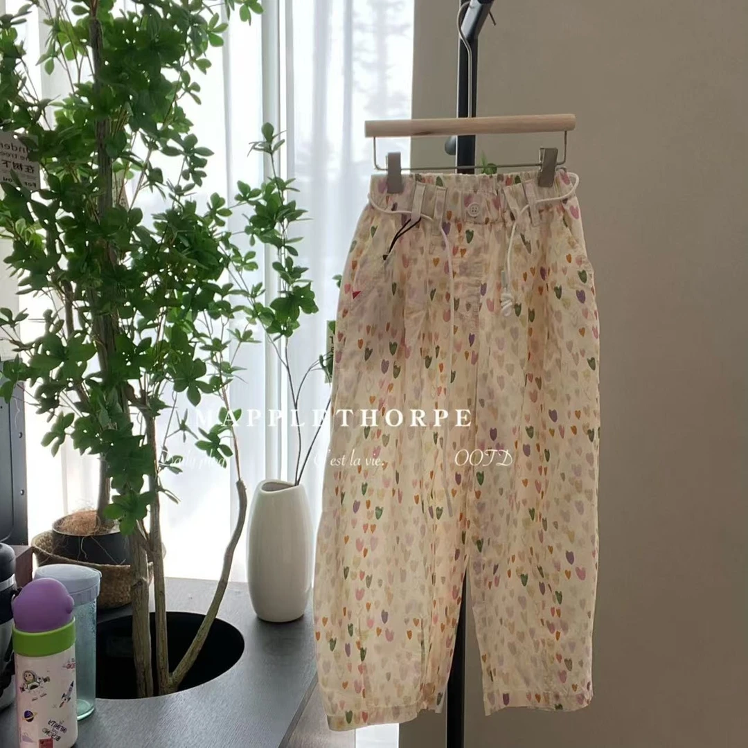 S0259儿童爱心休闲裤