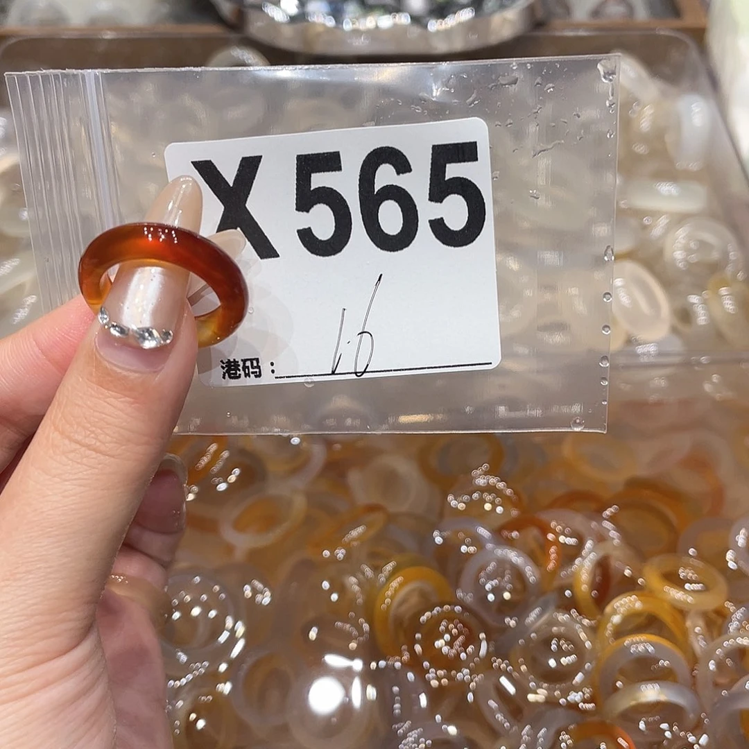 玛瑙/玉髓未镶嵌戒指565