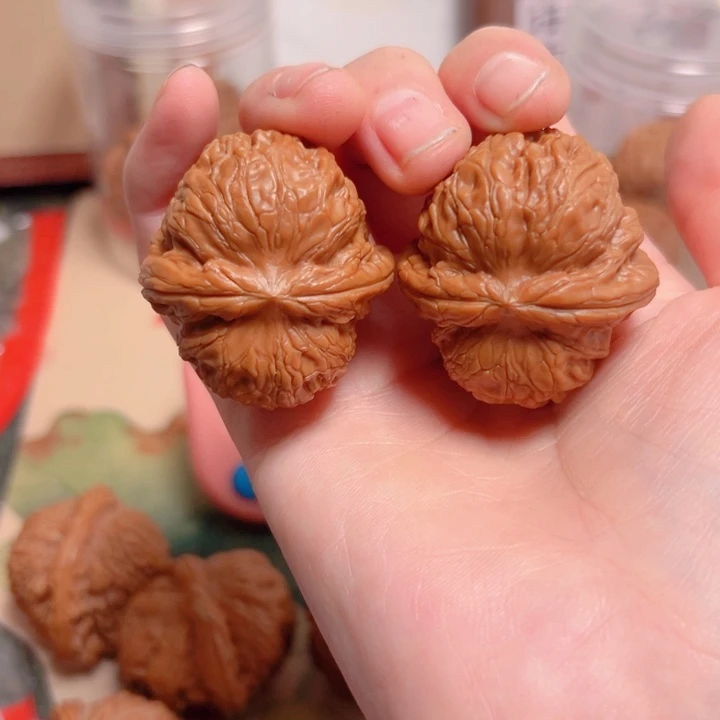 文玩核桃吊坠多*平谷元宝精配