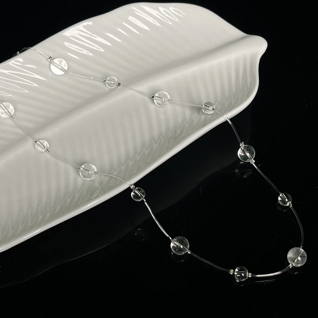 悬浮白水满天星项链YC327多样性发其一