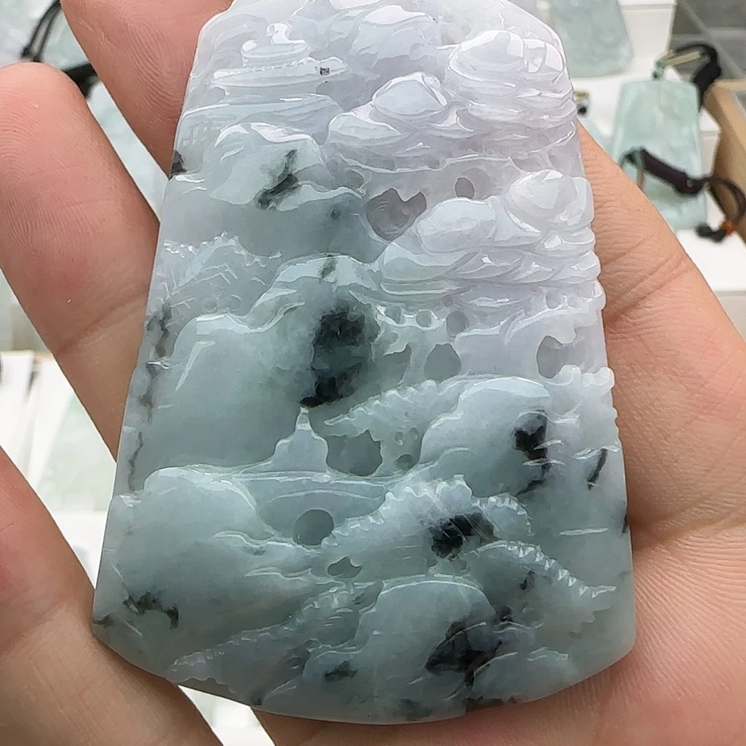 翡翠未镶嵌颈饰翡翠