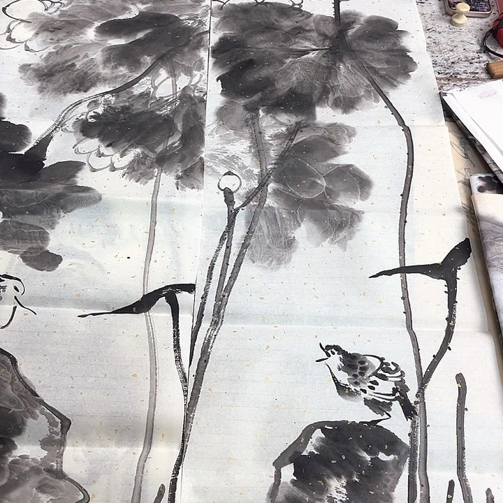 国画袁野老师的作品