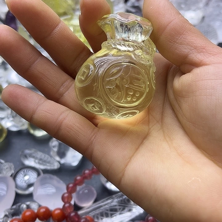 水晶摆件未镶嵌常****部摆件