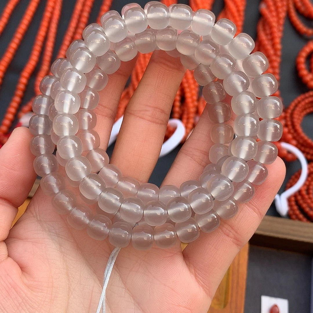 玛瑙/玉髓1未镶嵌二*荔枝冻老型108