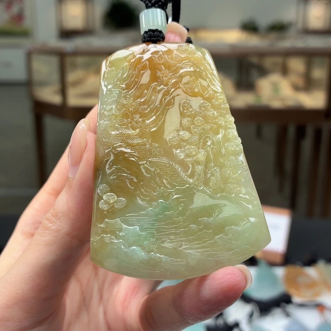 翡翠未镶嵌颈饰多样性选其一发货