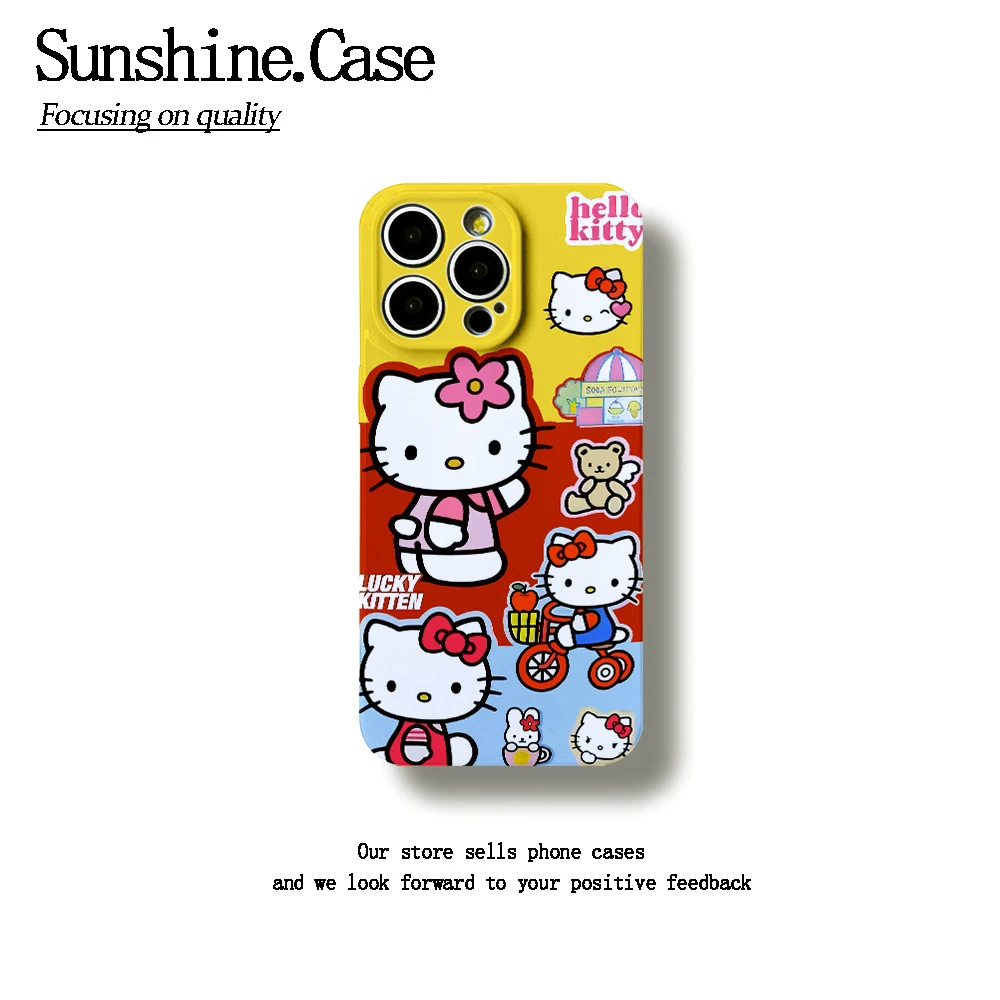 骑车KT菲林软壳适用苹果oppo华为vivo小米荣耀创意手机壳防摔