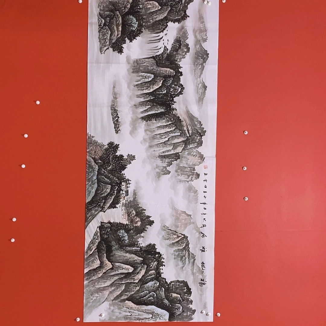 国画山水花鸟国画作品