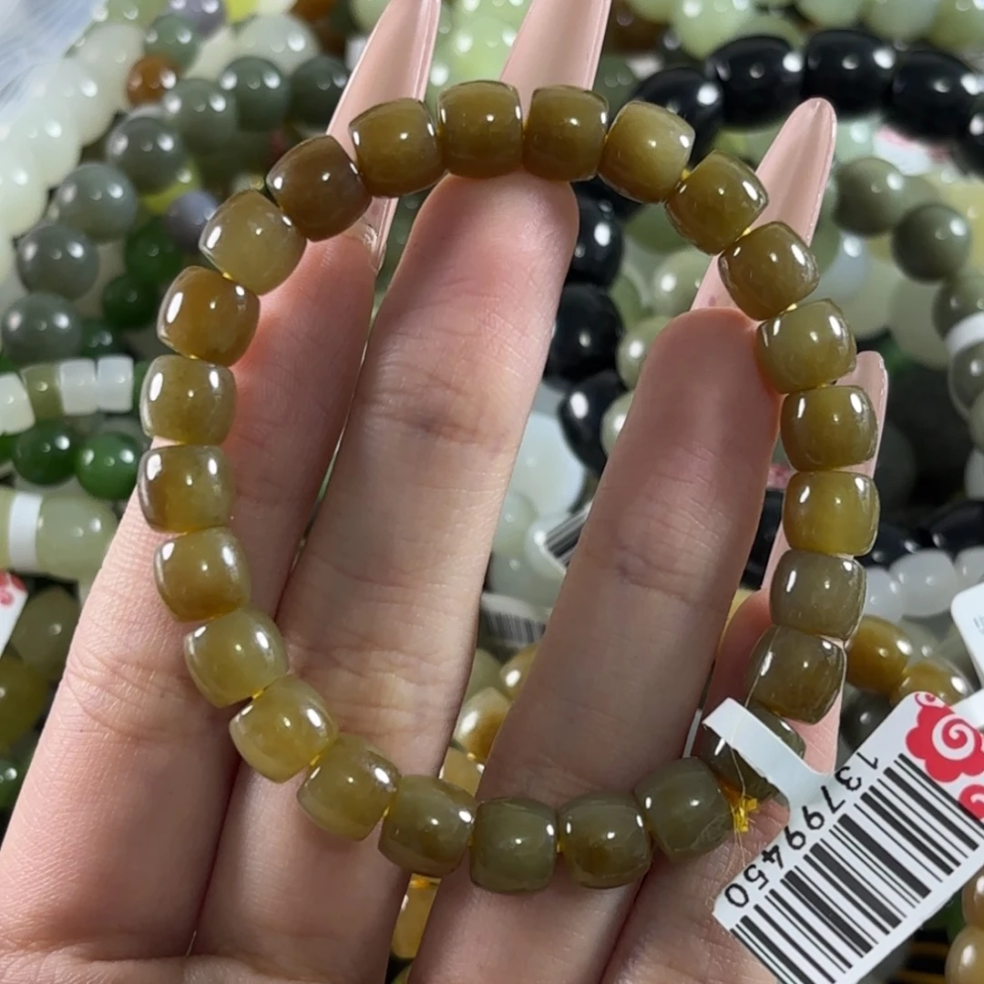 和田玉未镶嵌手链94