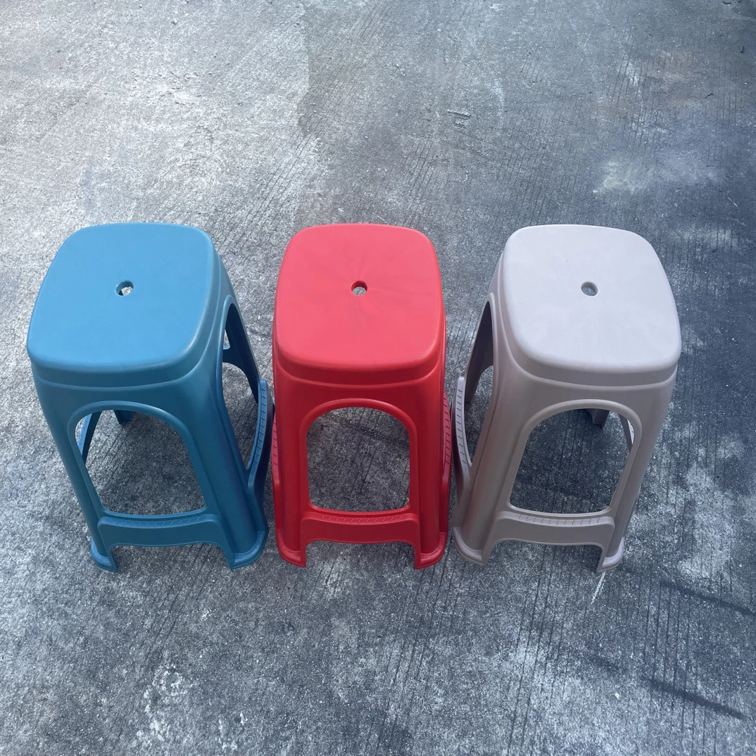 塑料加厚椅子磨砂防滑凳面27cm凳子高度47cm高家居塑料方凳