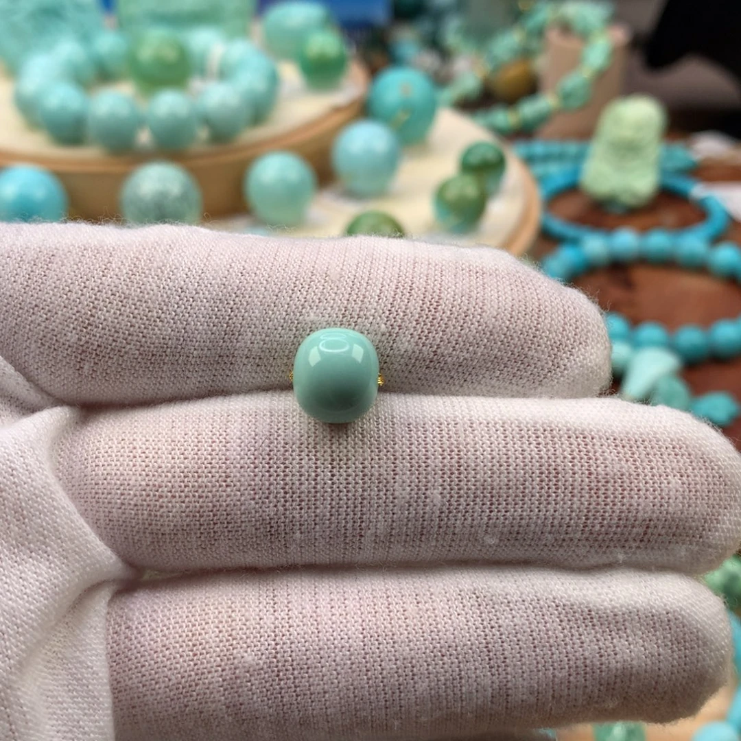 绿松石未镶嵌珠宝奇石9.3mm