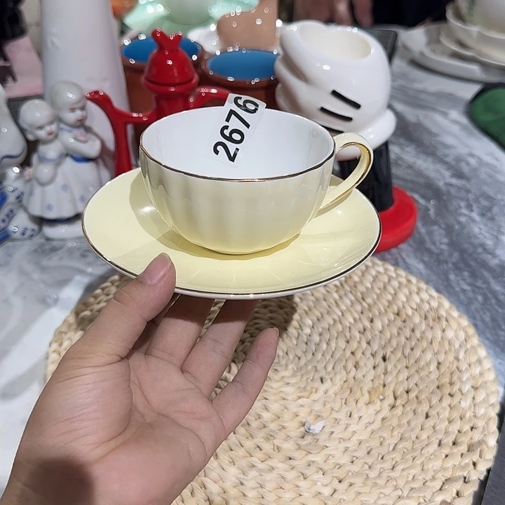 瓷片微瑕陶瓷介意慎拍2676