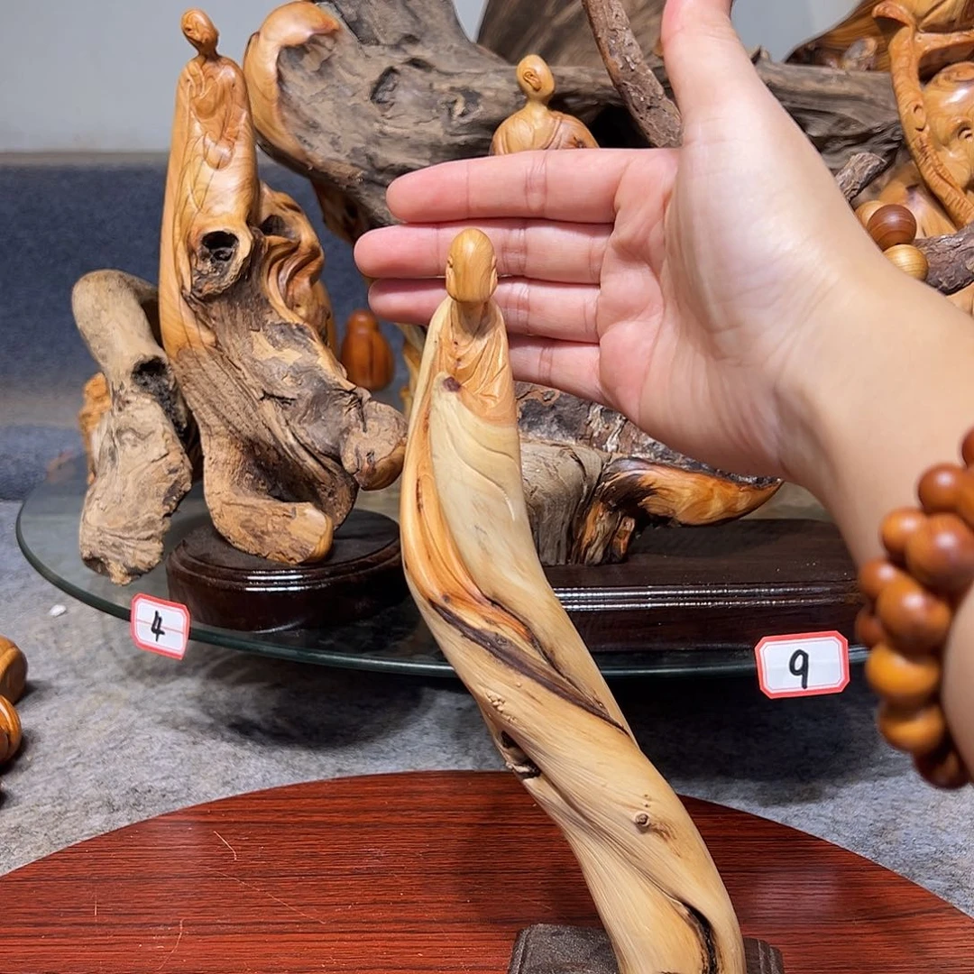 柏木（崖柏）潇**雨崖柏木手把件摆件