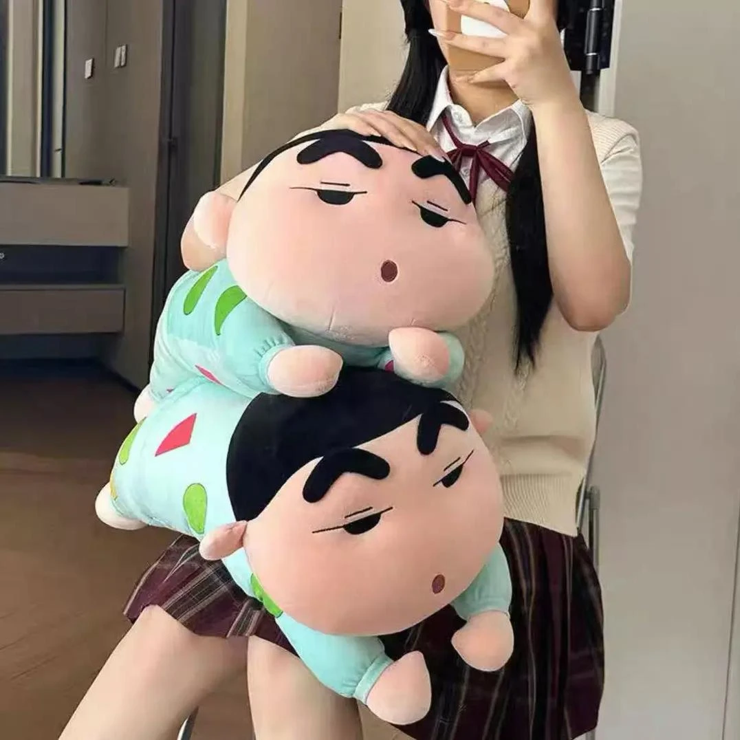 蜡笔小新玩偶睡衣小新抱枕夹腿侧睡长条枕头送女生情人节生日礼s