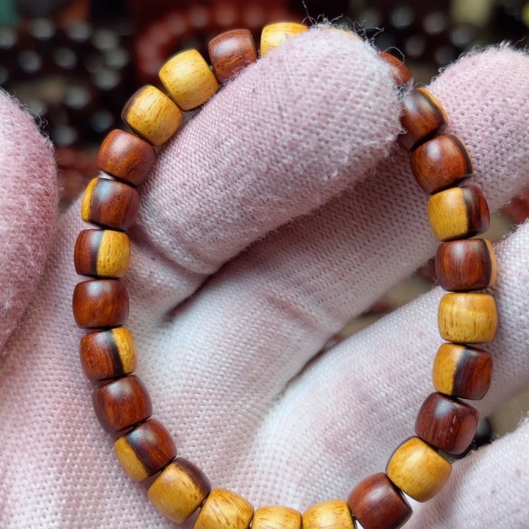 小叶紫檀手串/手链阴阳珠