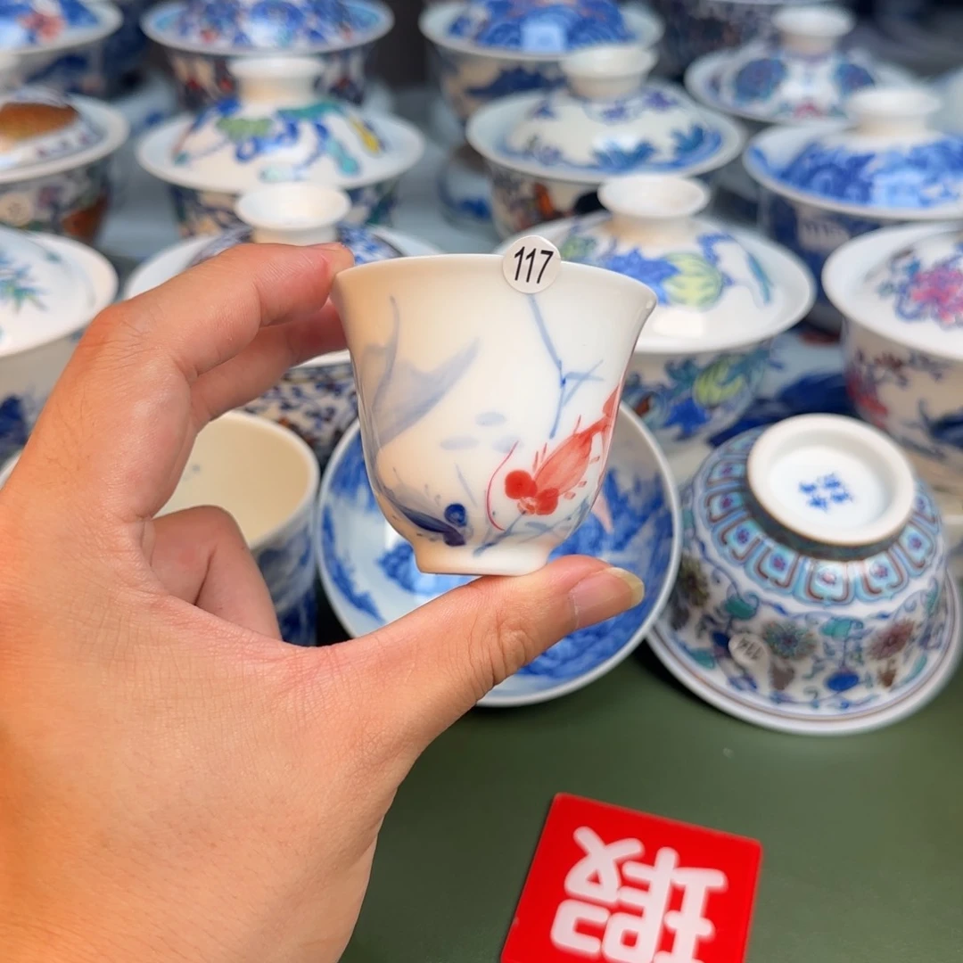 彦祖纯手工手绘茶具117