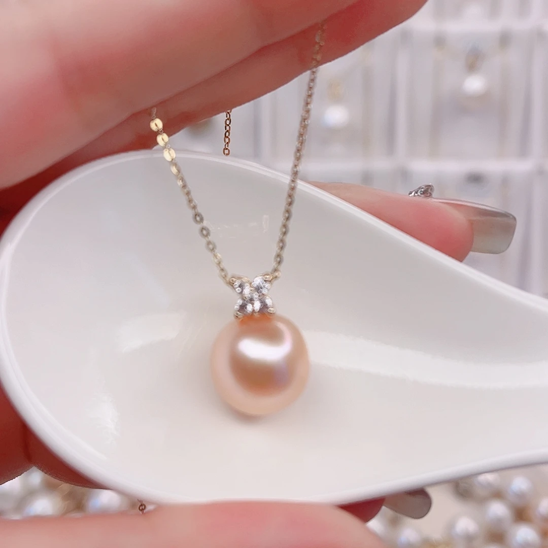 未镶嵌淡水珍珠吊坠(赠链)