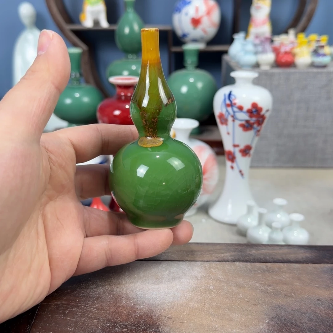 陶瓷手工小花器摆件