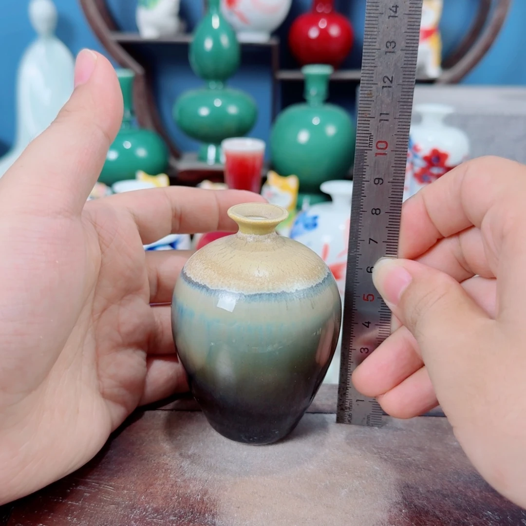 陶瓷手工小花器摆件