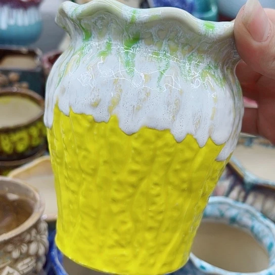 多肉绿植陶瓷花盆9.9包邮^_^