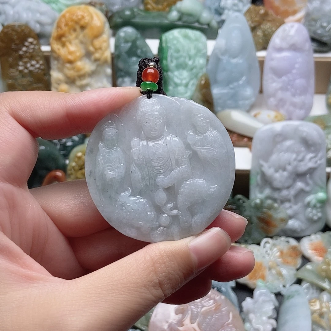 翡翠未镶嵌颈饰翡翠