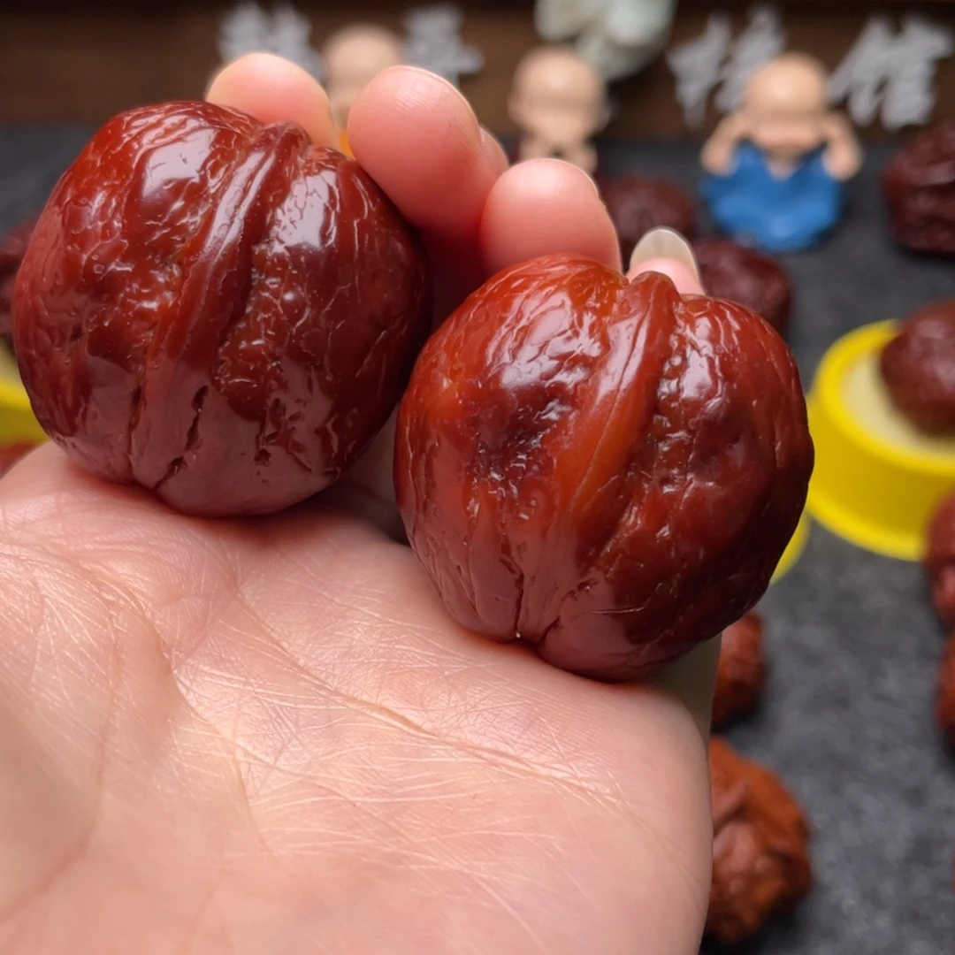 吊坠文玩核桃文玩核桃 手把件 龙蛋 33