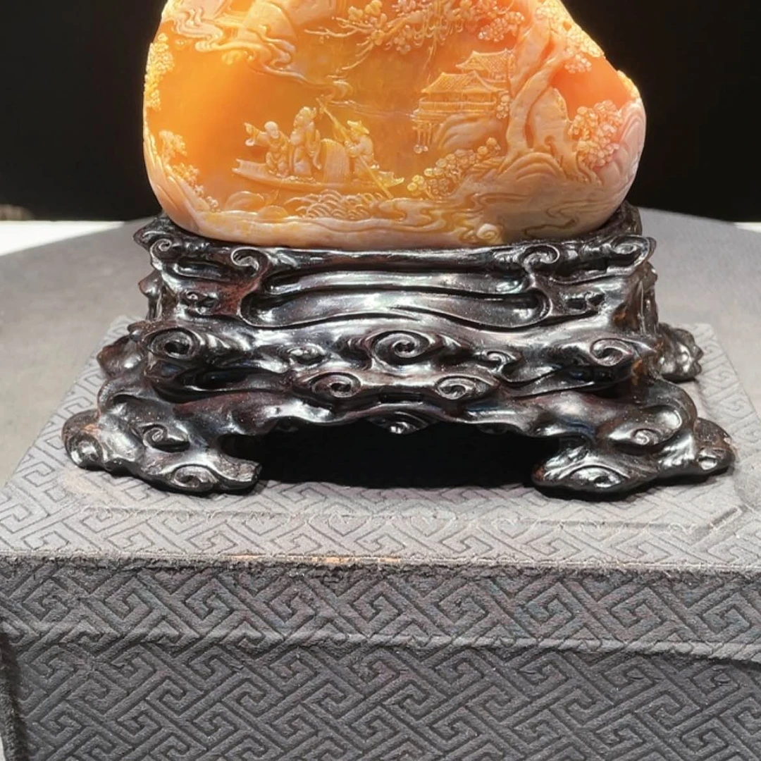 【闪购商品】寿山石用****2山水画作品欣赏