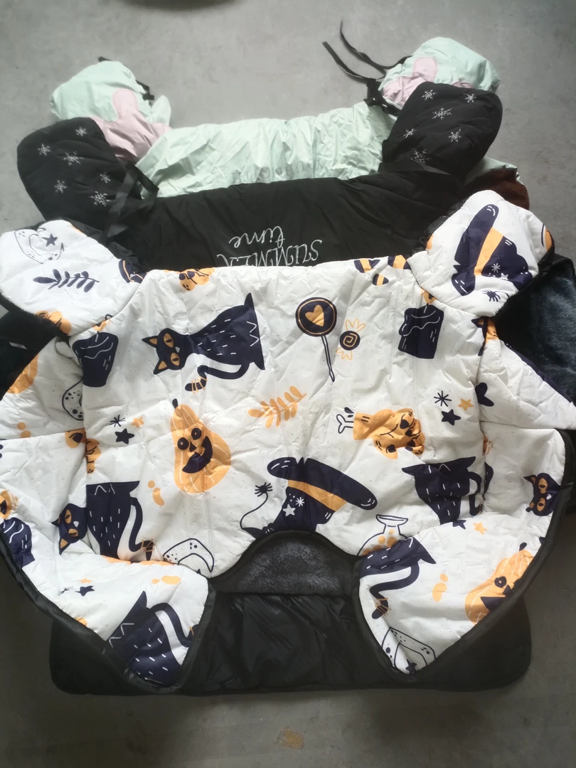 加厚加绒电动车挡风被颜色不挑