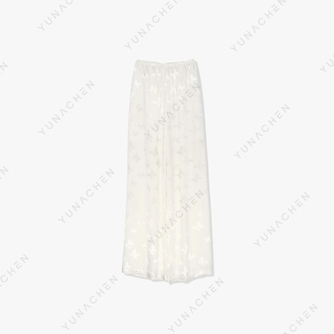 菠萝宝宝【胧月莎】D2 春夏亚麻气质重工款蝴蝶长裤89-999-G24SK20A