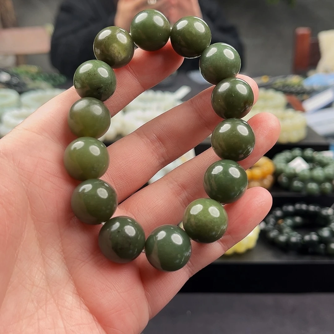 和田玉手串未镶嵌