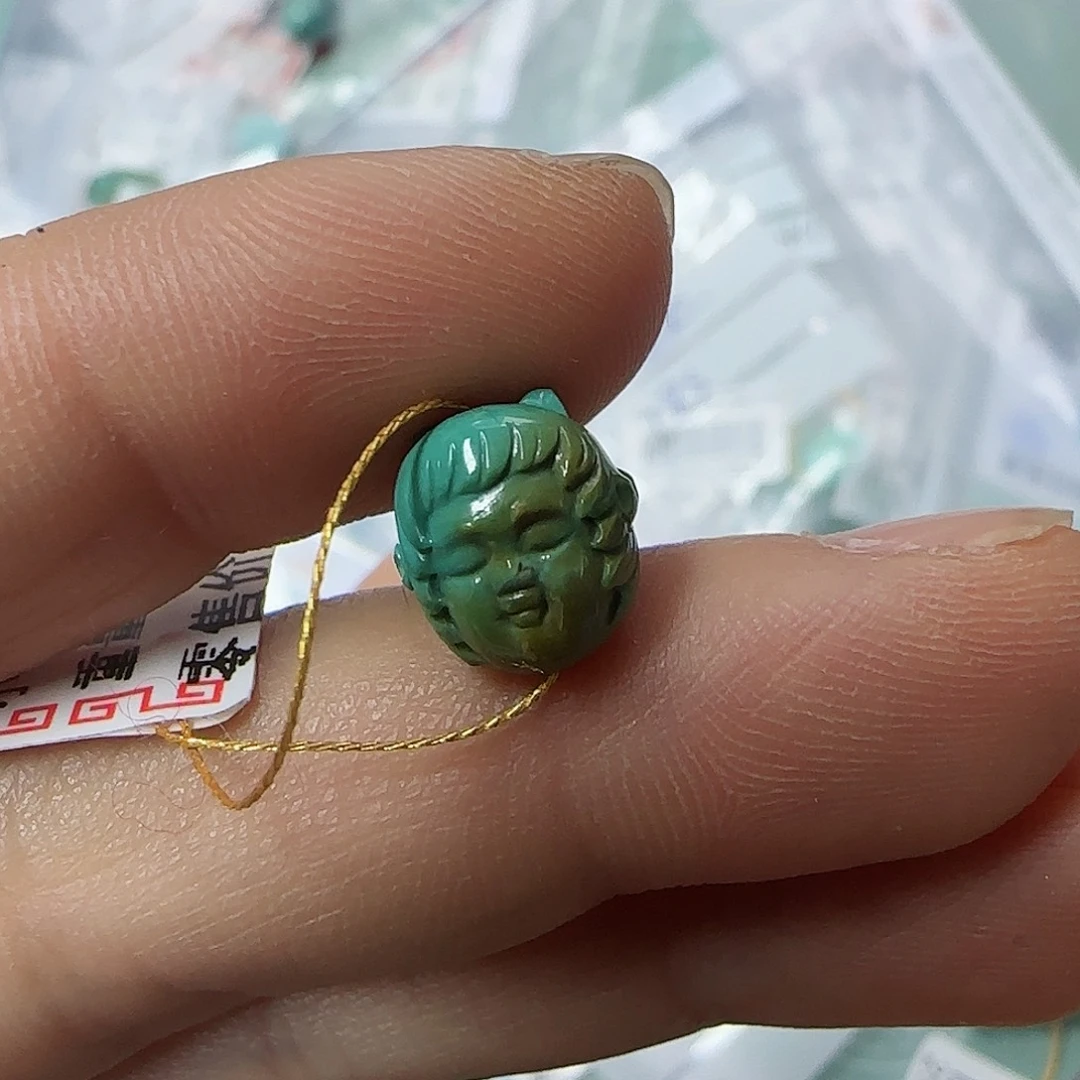 绿松石珠宝半成品未镶嵌