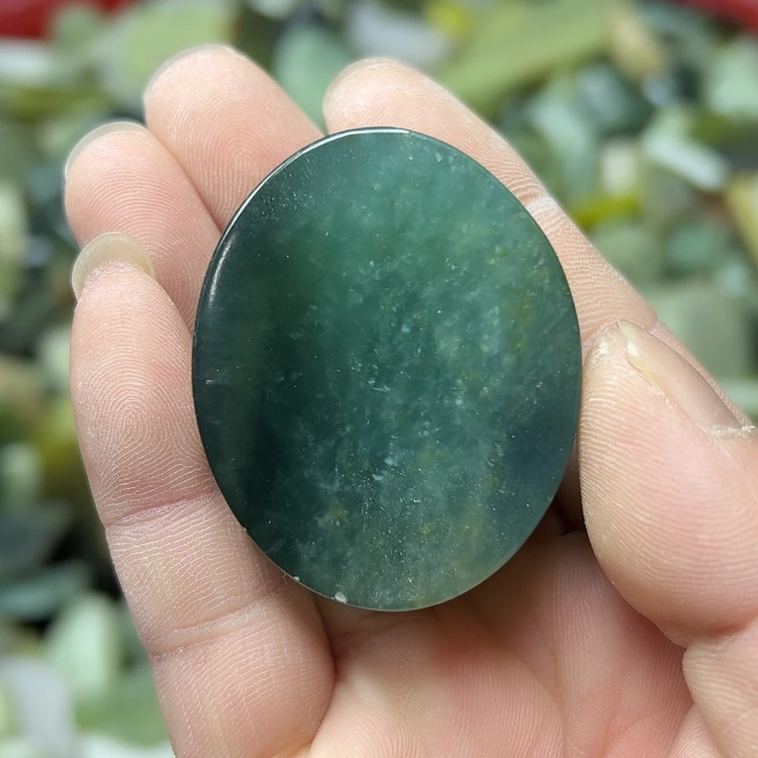 蛇纹石玉未镶嵌鱼缸石 盆景石