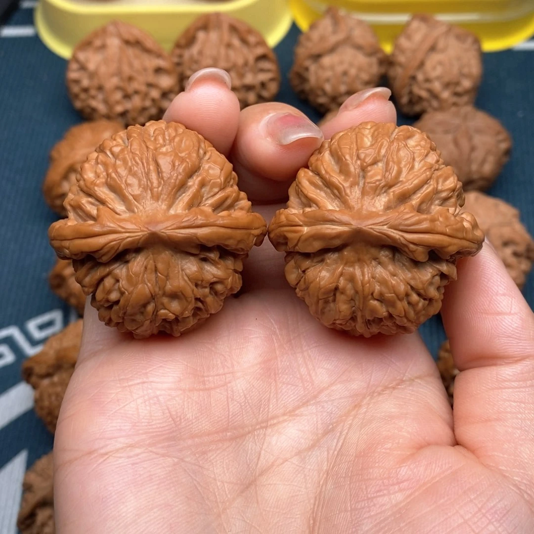 吊坠文玩核桃莲花41