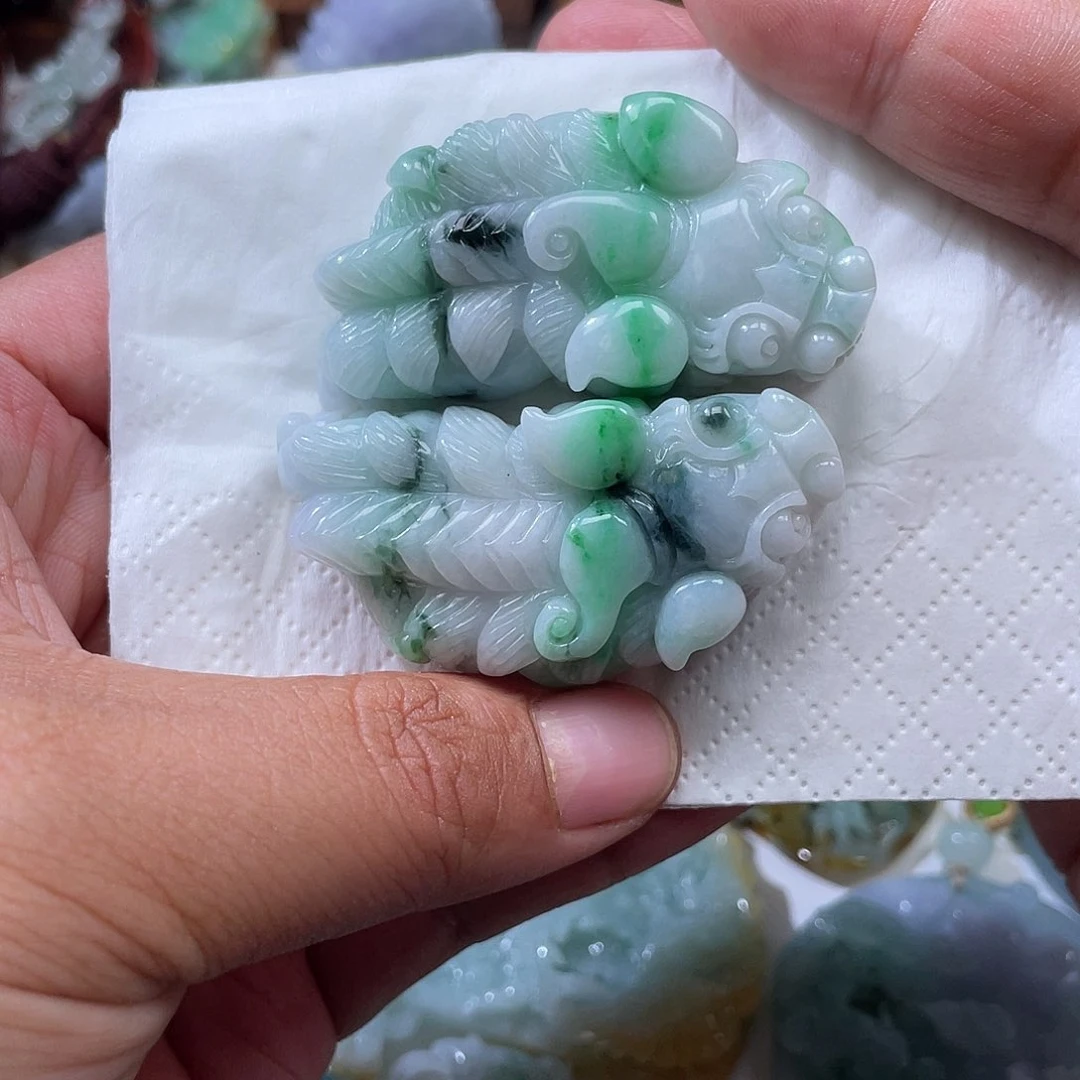 颈饰未镶嵌翡翠翡玉缘翡翠