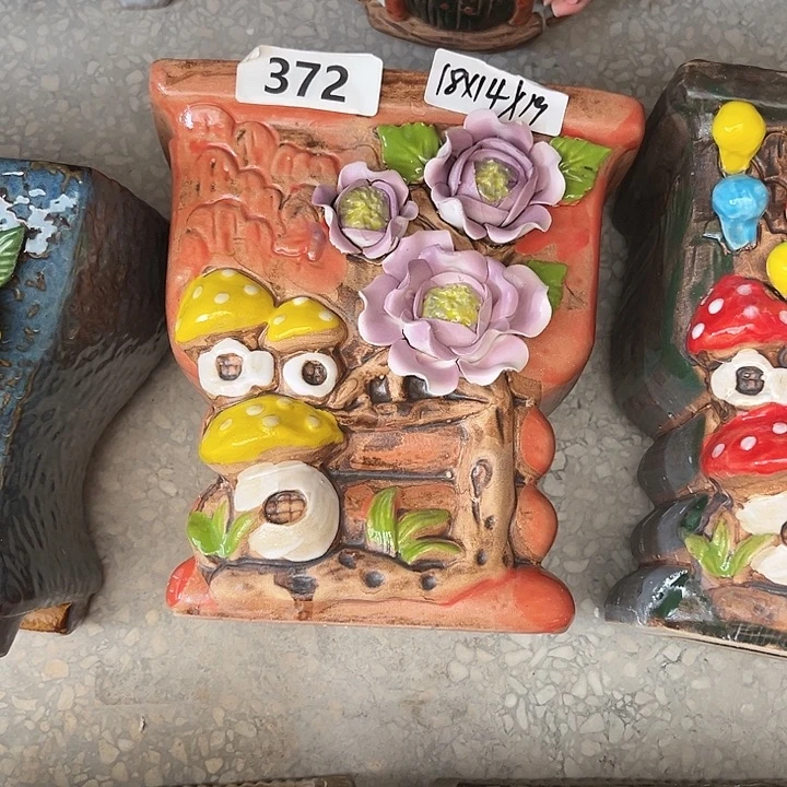 粗陶材质多肉花盆