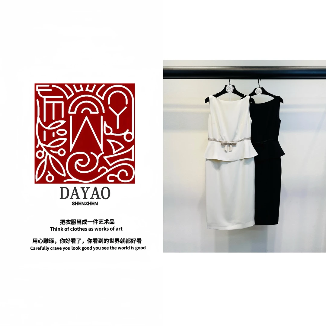 「DAYAO」25s老钱风松弛感女装夏季无袖针织女装圆领套头 WYS25289
