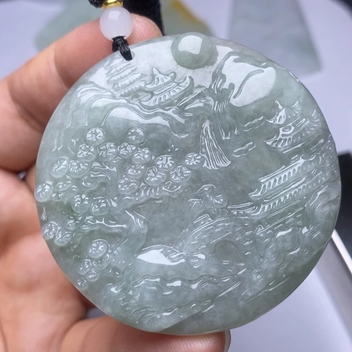 颈饰未镶嵌翡翠翡翠