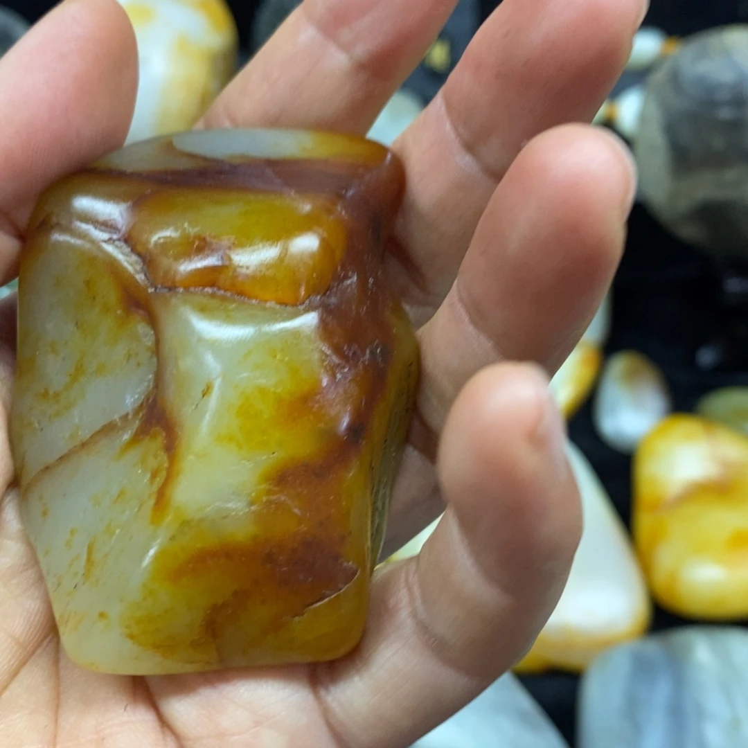 和田玉未镶嵌挂件41