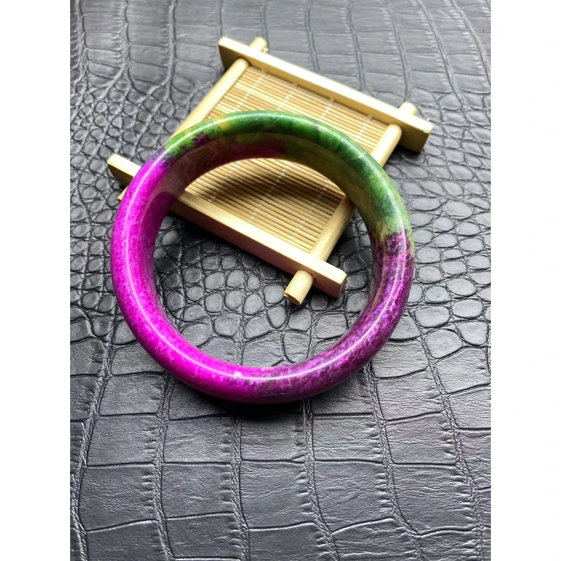 C201典藏系列s级玉化皇家紫高货手镯多样性发一