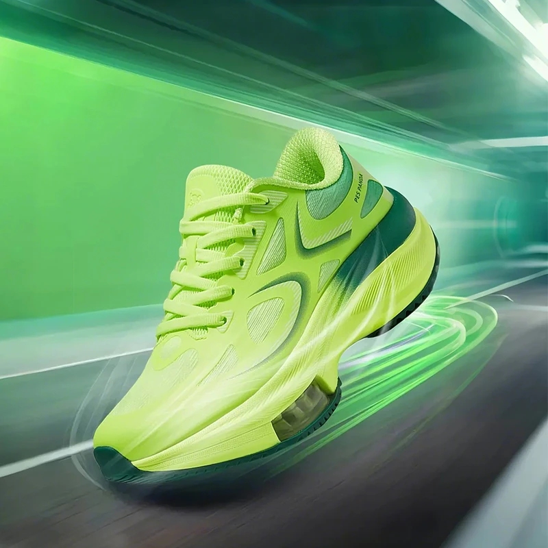 PESPANDA/佩斯熊猫【人生跑鞋】新款秋季网面透气软底气垫跑步鞋