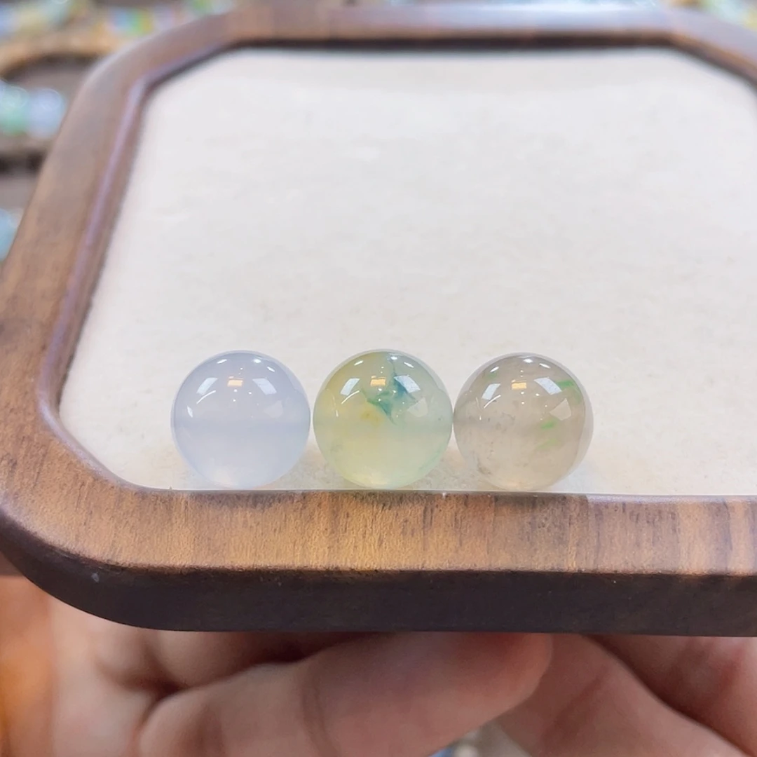 【闪购商品】未镶嵌手链翡翠黄加蓝单颗