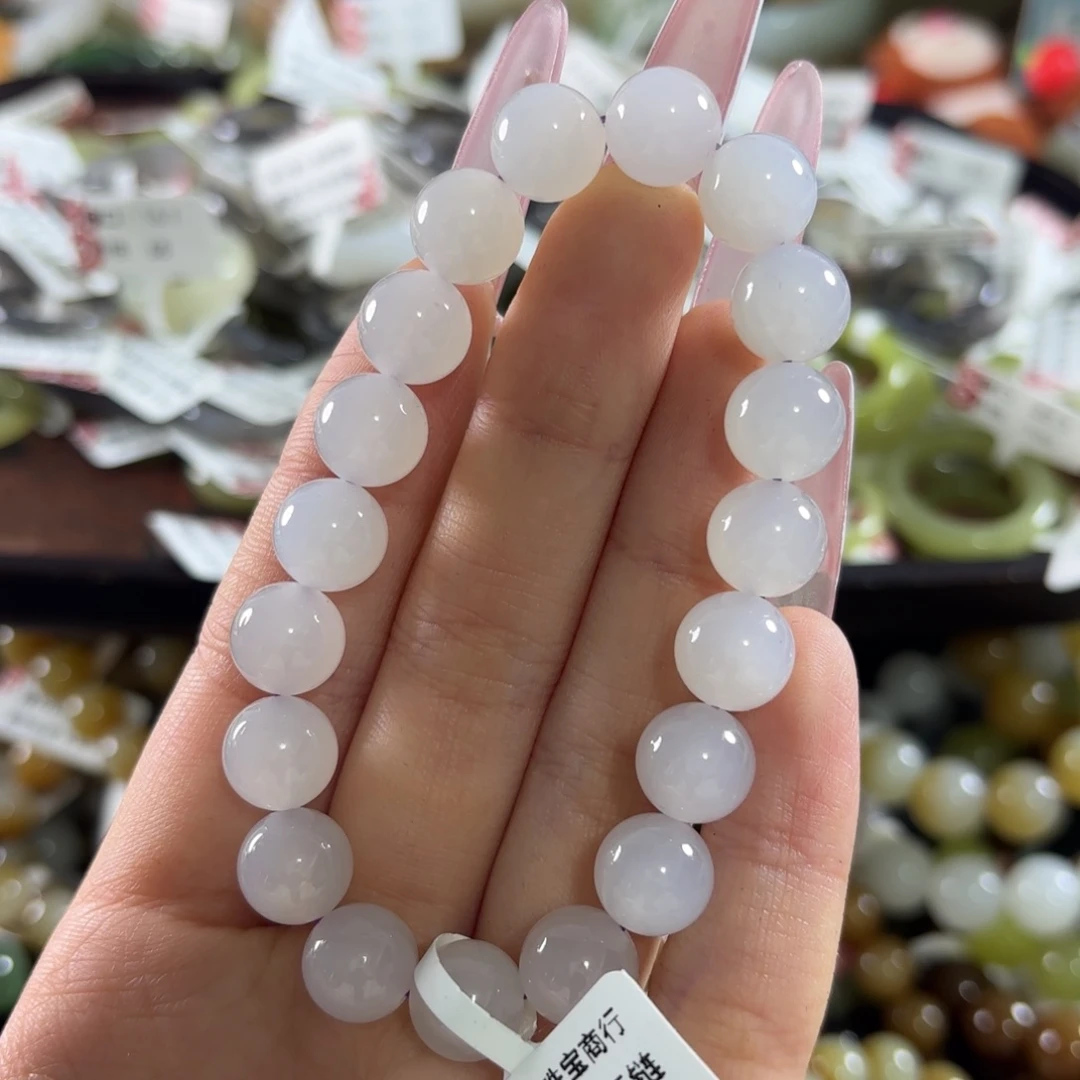 和田玉未镶嵌手链65