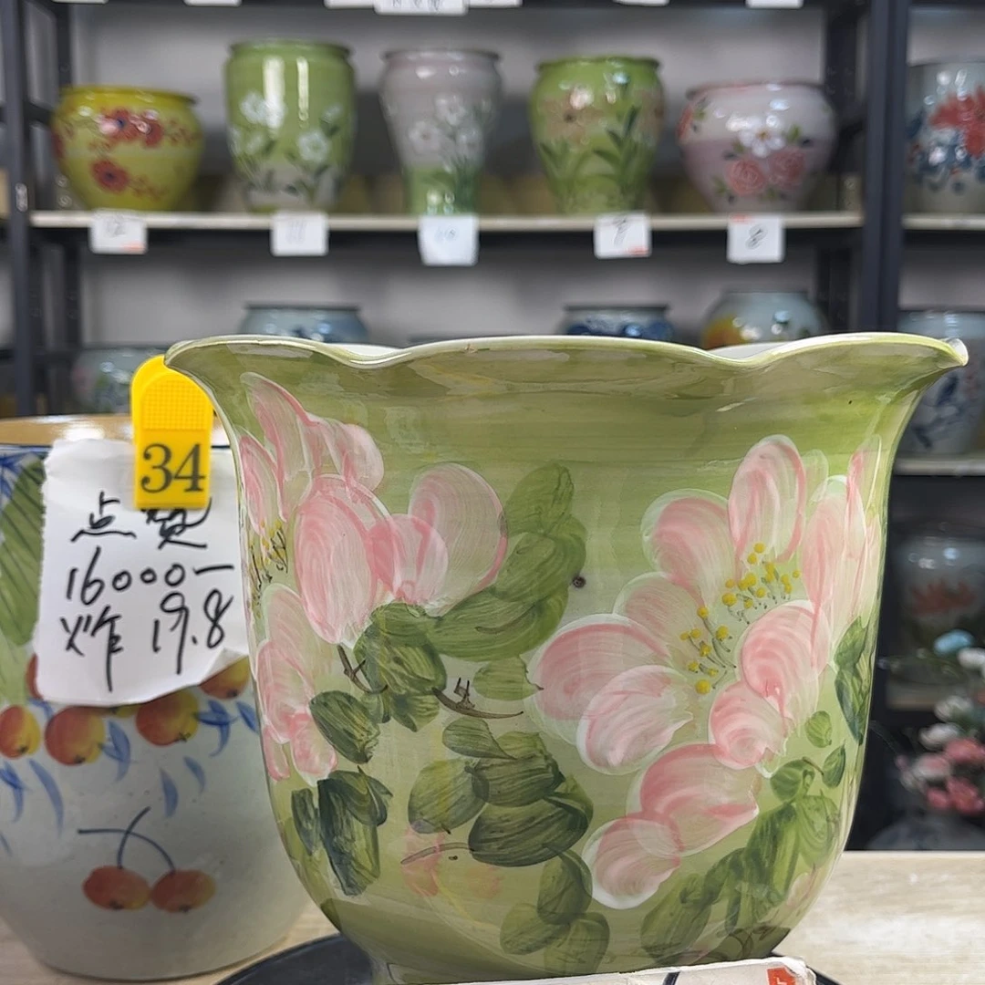 罐?****守1tc景德镇陶瓷花盆