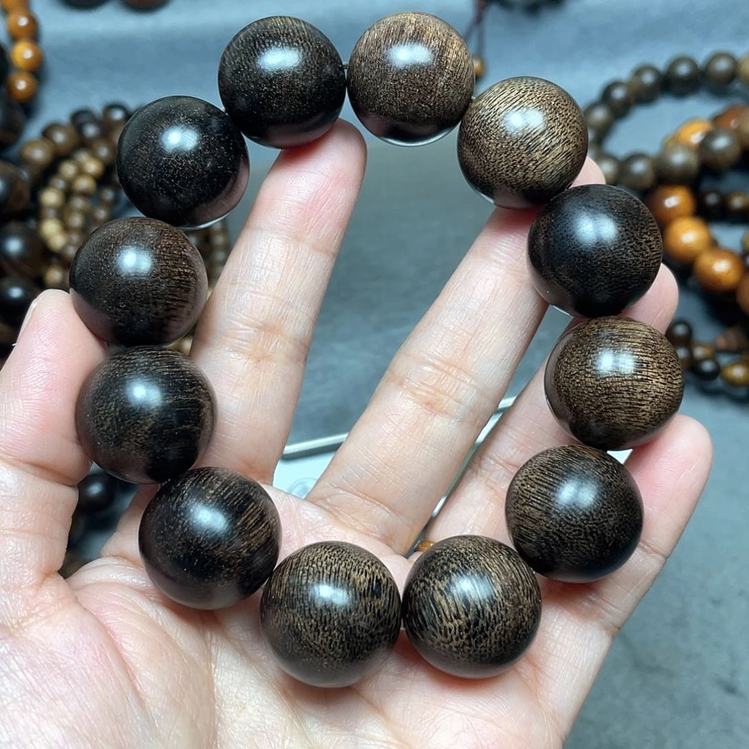 沉香手串芽庄白棋2.0