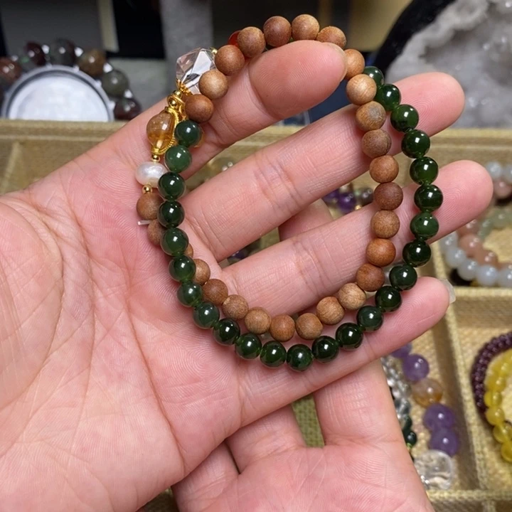 和田玉手串未镶嵌