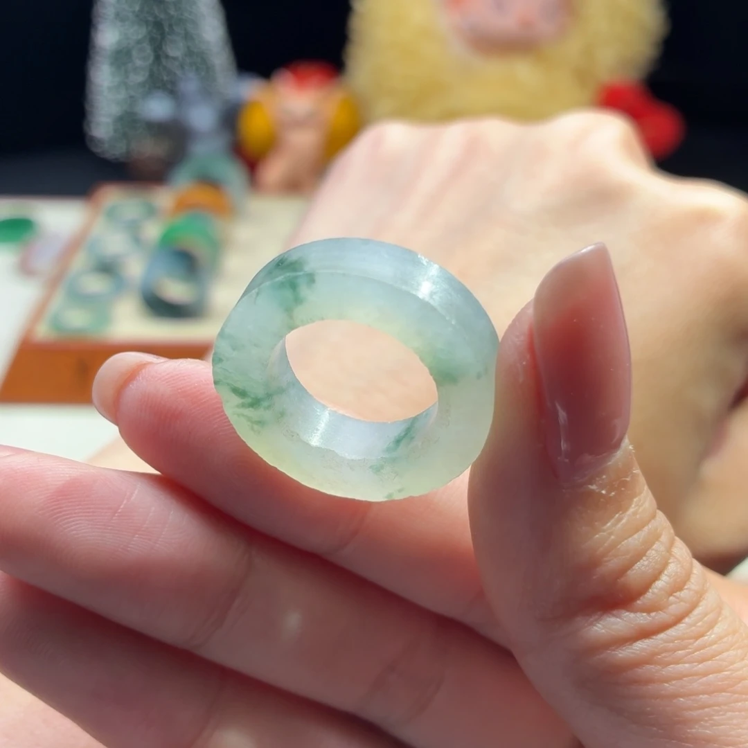 未镶嵌定制翡翠冰冰铃兰花9-14#