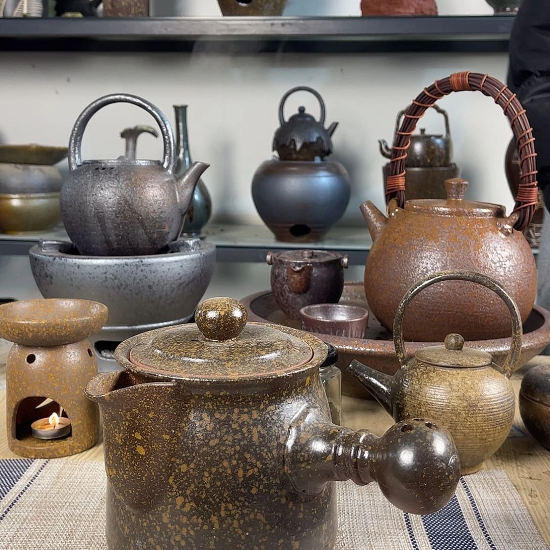 紫砂粗陶实用砂锅