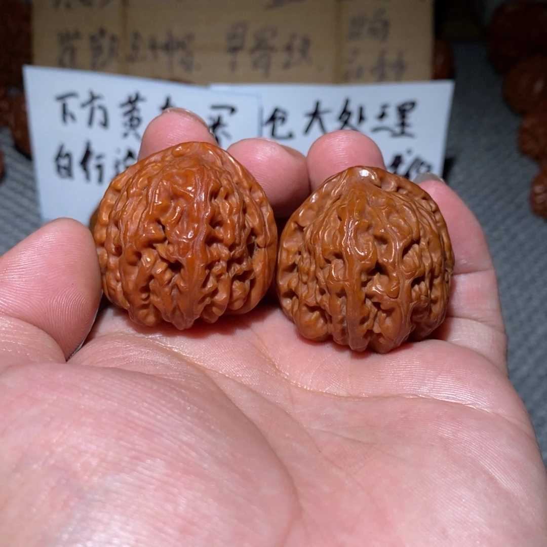 文玩核桃把件37白狮子