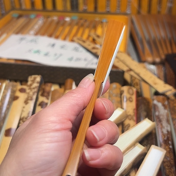 香***叁扇子6寸玉竹一把折扇