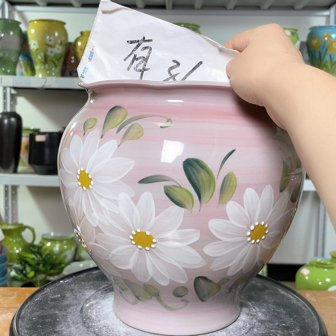 景德镇陶瓷花盆花器暇258
