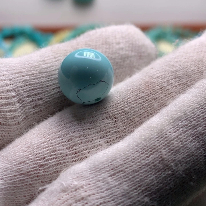 绿松石未镶嵌圆珠